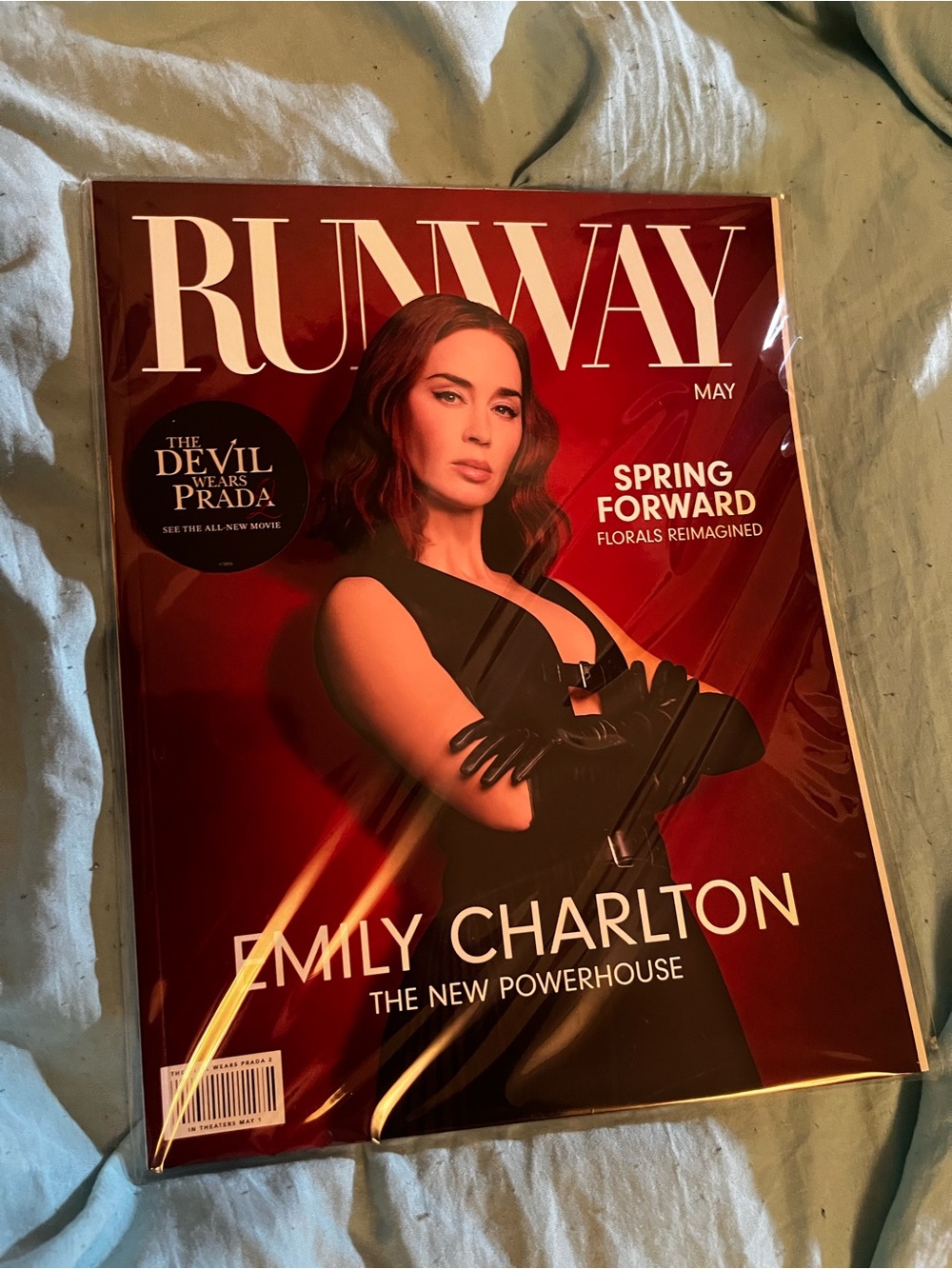 “The Devil Wears Prada 2” Red Illustrated Runway Spread